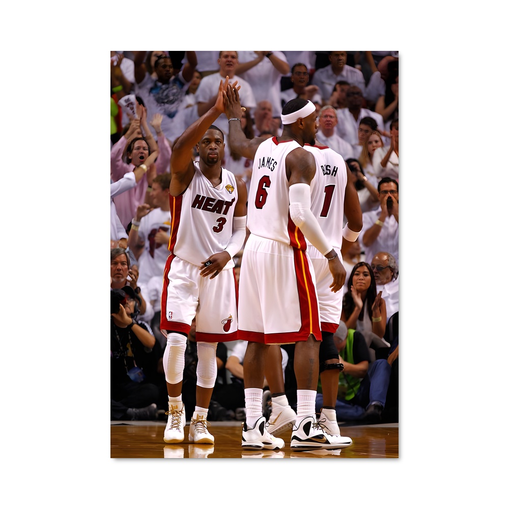 Poster Célébration Miami Heat – affiche Basketball